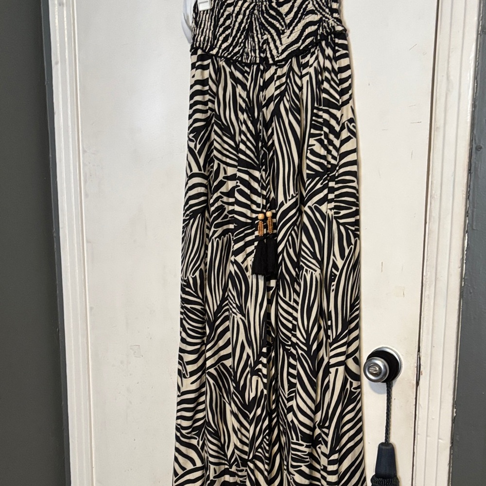 Zebra Print beach pants with Tassel - Picture 7 of 7